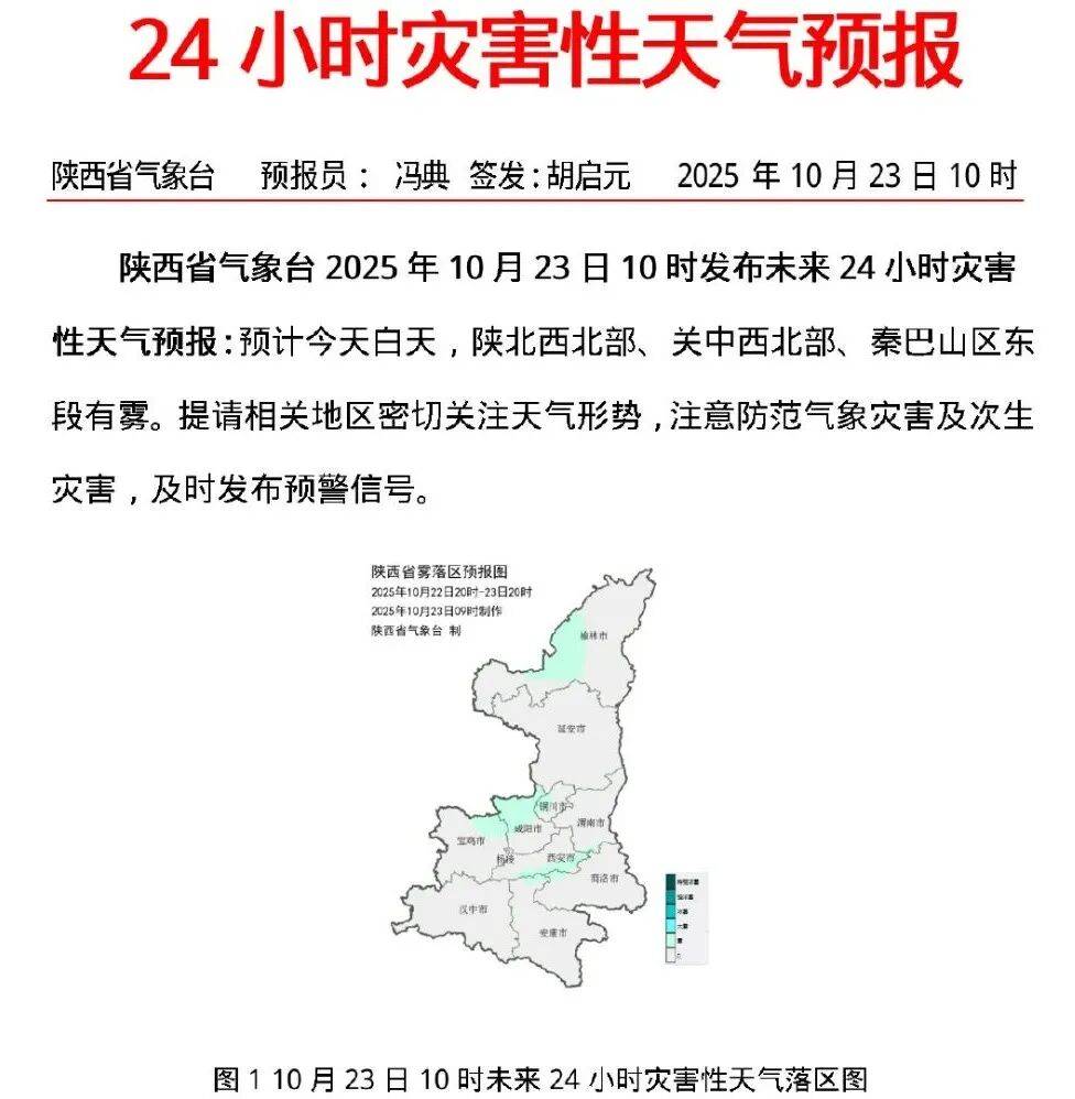 西安发布：降水25日结束！气温将重回20℃